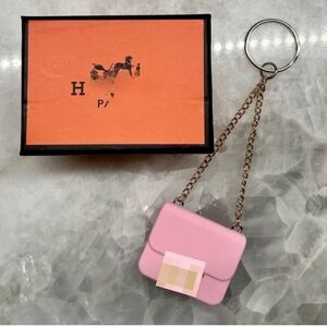 Mini Purse Keychain Charm with Gift Box
